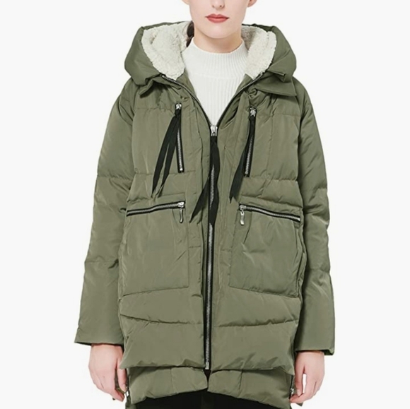 Orolay Thickened Down Jacket green - Picture 1 of 10